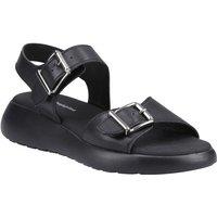 Hush Puppies Women's Alison Buckle Sandal in Black | Size: 7