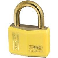 ABUS T84MB/40mm Yellow Rustproof Padlock Keyed Alike 8402