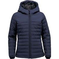 Stormtech Women's Nautilus Quilted Hooded Jacket in Navy | Size: Large