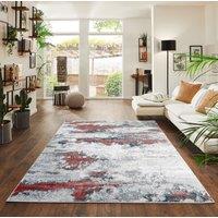 Desire Rugs Onyx Modern Abstract Area Rug - Stylish Sprayed Design for Elegant Interiors in Pink | Size: 120 cm x 170 cm