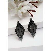 AVANT-GARDE PARIS Women's Diva Collection Chandelier Drop Earrings in Black