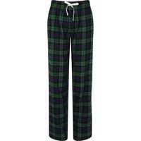 Skinni Fit Women's Skinnifit Tartan Lounge Pants in Mid Navy | Size: XL