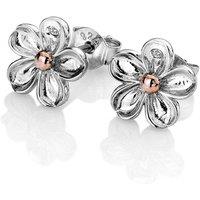 Hot Diamonds Women's Forget Me Not Earrings in Silver | Size: 12mm