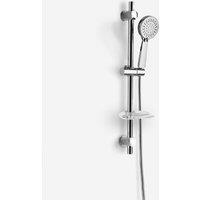 Nes Home 3 Mode Adjustable Handset & Slider Rail Kit Chrome in Metallic Silver