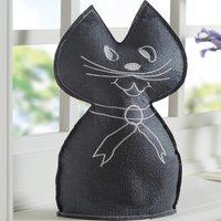 mysmartbuy 2 x Cat Shaped Moisture Absorbers - Reusable & Portable Natural Clay Dehumidifiers for Home or Car - Prevent Damp & Condensation in Black