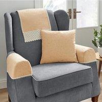 Chums Chenille Furniture Accessories in Beige