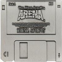 Elder Scrolls Arena Limited Edition Floppy Disk Metal Replica in Metallic Silver