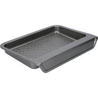 MasterClass Smart Stack Small Baking Tray, 35cm x 25cm in Grey | Size: 35 cm x 25 cm