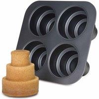 Chicago Metallic Non-Stick Multi-Tier Cake Pan in Grey