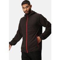 Regatta Men's Navigate' Full Zip Hooded Fleece in Red | Size: Medium