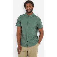 TOG24 Men's 'Jayden' 100% Cotton Short Sleeve Shirt in Light Green | Size: Large