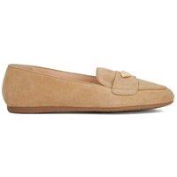 Dune London Women's 'Gina' Suede Loafers in Light Sand | Size: 6