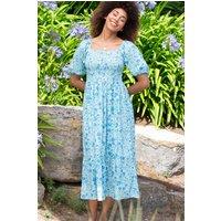 Kite Women's Winfrith Organic Cotton Cambric Dress Floralia | Size: Small