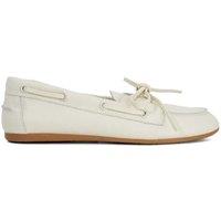 Dune London Women's 'Gala' Leather Loafers in White | Size: 6