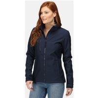 Regatta Women's Venturer 3-layer Waterproof Hooded Softshell Jacket in Mid Navy | Size: 12