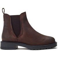 Moda In Pelle Women's 'Okasa' Leather Ankle Boots in Dark Brown | Size: 3