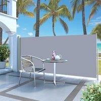 Berkfield Home Retractable Side Awning 140 x 300 cm Grey
