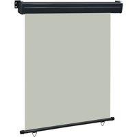 Berkfield Home Balcony Side Awning 140x250 cm Grey
