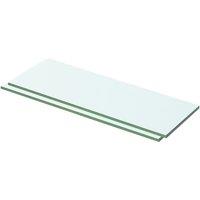 Berkfield Home Shelves 2 pcs Panel Glass Clear 50x12 cm