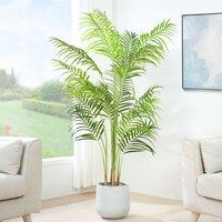 MCC Direct Artificial Palm Tree Plant with Plastic Planter Pot 160cm