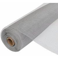 Berkfield Home Mesh Screen Aluminium 100x1000 cm Silver