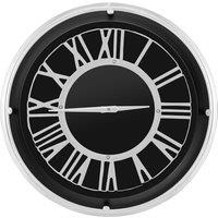 Costway 17.5 Inch Silent Wall Clock Non-Ticking Large Decorative Modern Wall Clock in Black