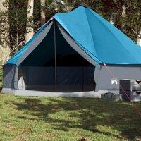 Berkfield Home Family Tent Tipi 8-Person Blue Waterproof