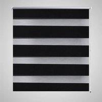 Berkfield Home Zebra Blind 50 x 100 cm Black