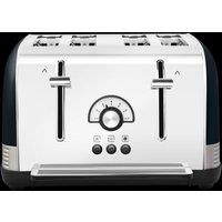 Morphy Richards Venture Retro 4 Slice Toaster in Jet Black