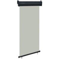 Berkfield Home Balcony Side Awning 105x250 cm Grey