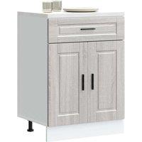 Kitchen Base CabinetPorto Grey Sonoma Engineered Wood