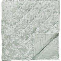 Sanderson 'Pyramus' Cotton Quilted Throw in Aqua