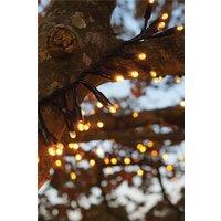 Xmas Haus Cluster Lights Black Rubber IP65 Copper Gold 15M