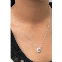 Otis Jaxon London Women's Sunray Sterling Silver Pendant Necklace
