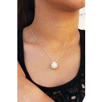 Otis Jaxon London Women's Dandelion Sterling Silver Floral Pendant