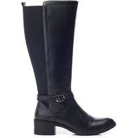 Moda In Pelle Women's 'Radelle' Leather Heeled Boots in Black | Size: 6