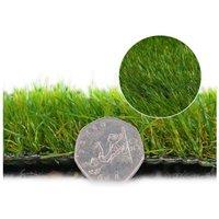 Artificial Grass GB Seville 35mm Artificial Grass in Green | Size: 4000mm x 5000mm