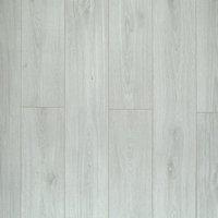 Vinyl Flooring UK Lovla Wood Effect 8mm Laminate Flooring - 9 Planks - Covers 2.179sqm in Light Grey