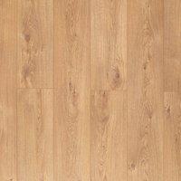 Vinyl Flooring UK Lovla Wood Effect 8mm Laminate Flooring - 9 Planks - Covers 2.179sqm in Camel