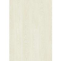 Vinyl Flooring UK Class 800 8mm Laminate Flooring For Home - 7 Planks - Covers 1.596sqm in Cream