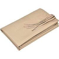 Gymax 17FT x 7FT Shade Cloth Sun-proof Mesh Netting Beige Canopy Outdoor