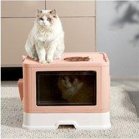 Fully Enclosed Drawer Style Foldable Pet Litter Box