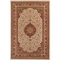 Kukoon Red & Gold Traditional Fireside Rug | Size: 80 cm x 150 cm