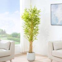 MCC Direct Artificial Bamboo Tree Plant with Plastic Planter Pot 80cm