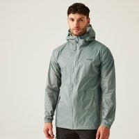 Regatta Men's 'Pack-It III' Waterproof Packaway Jacket in Light Grey | Size: Large