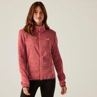 Regatta Women's Newhill II Full Zip Marl Active Fleece in Bright Pink | Size: 18