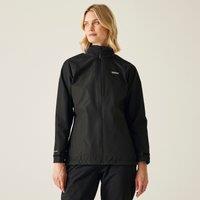 Regatta Women's Daysha II Waterproof Hooded Shell Jacket in Jet Black | Size: 20