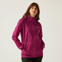 Regatta Women's Pack-It III Waterproof Packaway Jacket in Grape | Size: 12