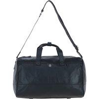 Brampton London 'Voyager' Real Leather Holdall in Black