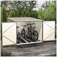 Outdoor Lockable Bike Storage Shed